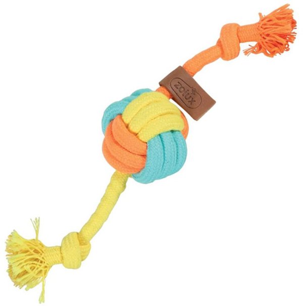 ZOLUX Παιχνίδι σκύλου κόμπος από σχοινί για apport TWIST 29 cm