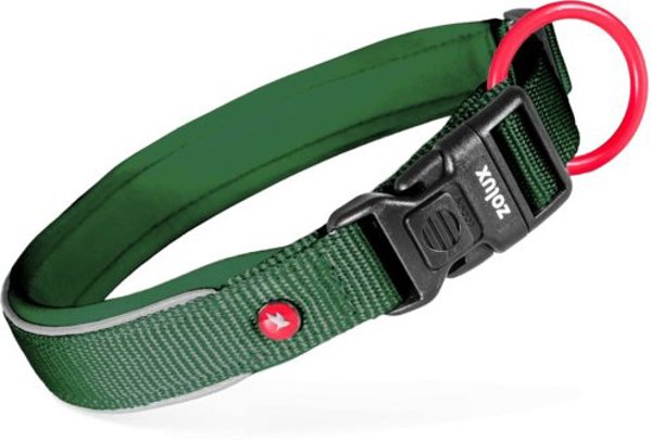 Zolux ZOLUX Obroża dla psa z nylonu premium 40-45 cm/20 mm M kol. zielony