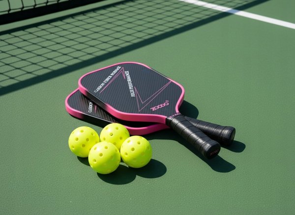 ZOODO Pickleball Set P4 Gradient Pink – Σετ Ρακέτες Pickleball με Μπάλα
