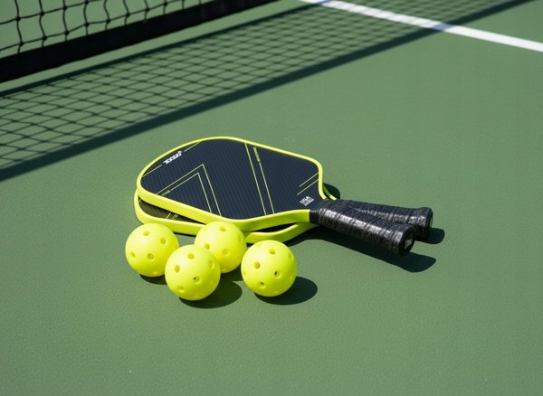Zoodo Σετ Pickleball P5 Neon Green - Ρακέτες και Μπάλες για Pickleball