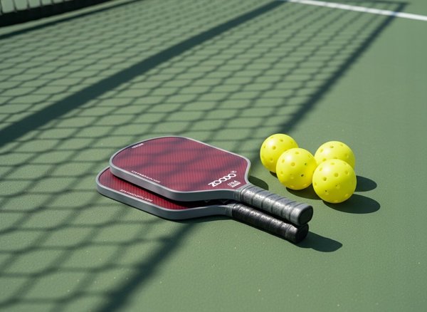 Zoodo Σετ Pickleball P7 από Kevlar, Κόκκινο