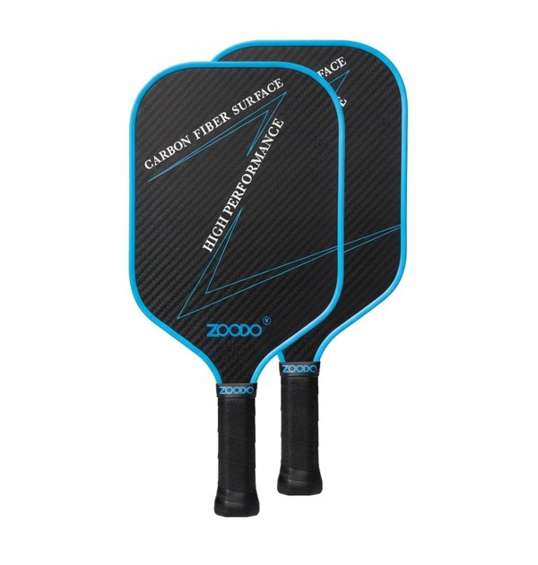 ZOODO Σet Pickleball P9 από 3D Carbon - Επαγγελματική Ρακέτα Pickleball