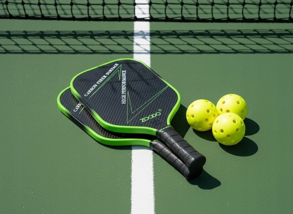 Zoodo Σετ Pickleball P4 Gradient Green, Ρακέτες και Μπάλες για Pickleball