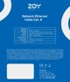 ZOY Καλώδιο Δικτύου Ethernet Cat.6a UTP CCA 2m, Κίτρινο, ZCR2Y