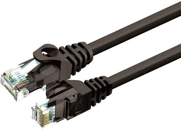 ZOY Καλώδιο Δικτύου Ethernet Cat. 6 UTP CCA, 2m, Μαύρο