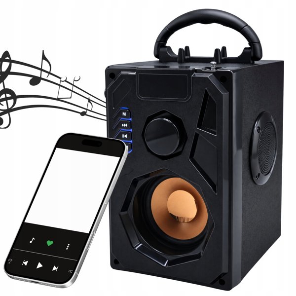 ZS53A Ασύρματος ηχείο bluetooth με ραδιόφωνο και χειριστήριο