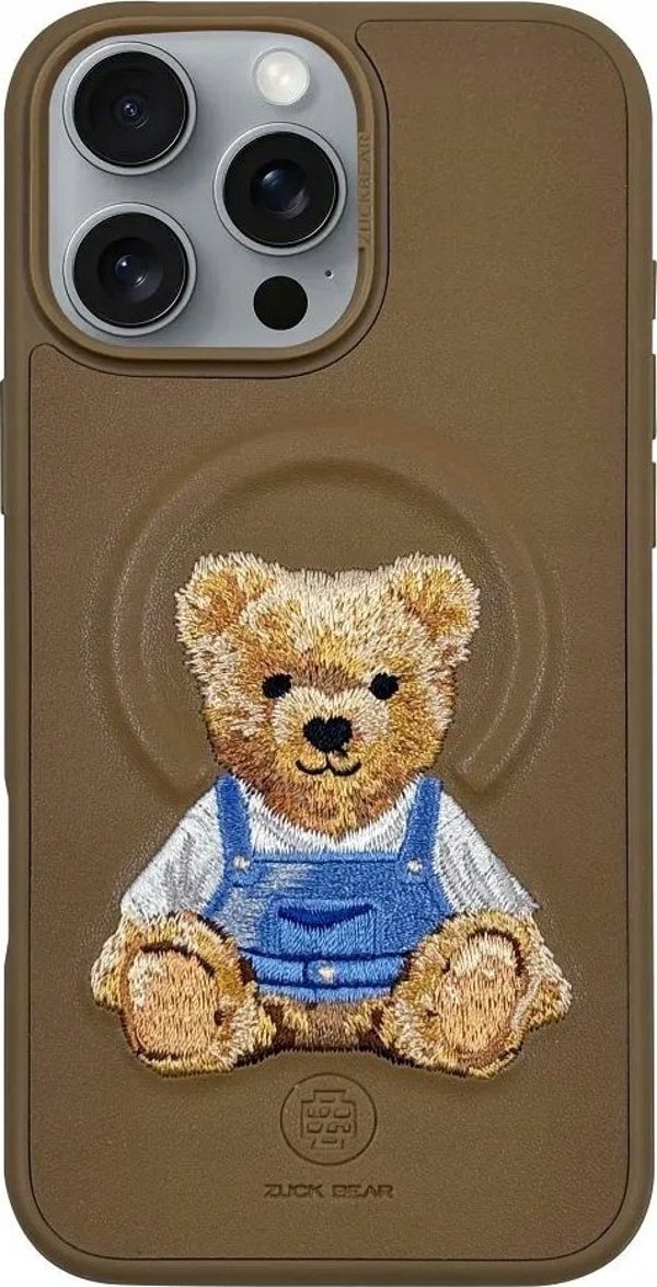 ZUCK BEAR θήκη EVERLEY συμβατή με MagSafe 16 σαμπανιζέ χρυσό