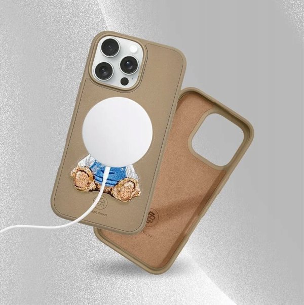ZUCK BEAR θήκη EVERLEY συμβατή με MagSafe 16 σαμπανιζέ χρυσό