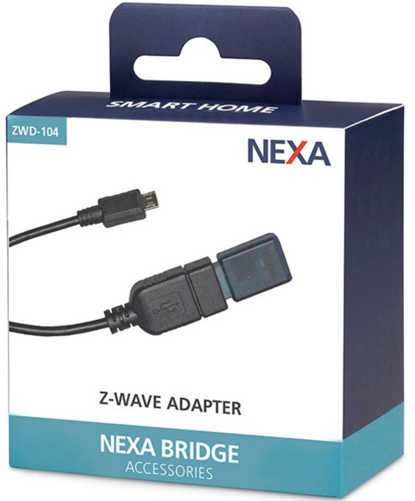 ZWD-104 Z-Wave Plus-adapter för bl.a. Bridge 3 / RPi / Home Assistant