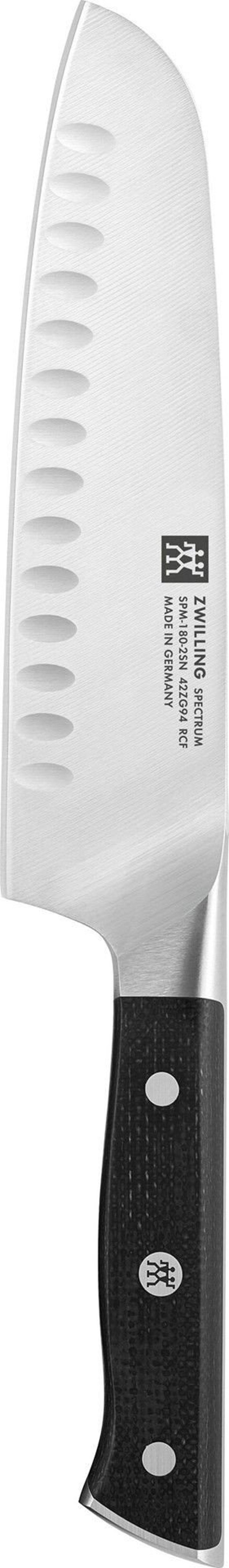 Μαχαίρι Santoku Zwilling SPECTRUM με αυλακώσεις - 18 cm