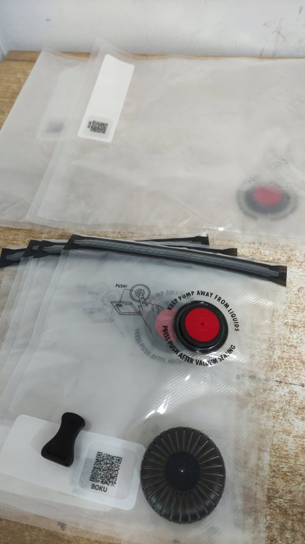 ZWILLING Fresh & Save Vacuum bag set, 10-pcs S/M/L / 10-pcs Grey Line No plug