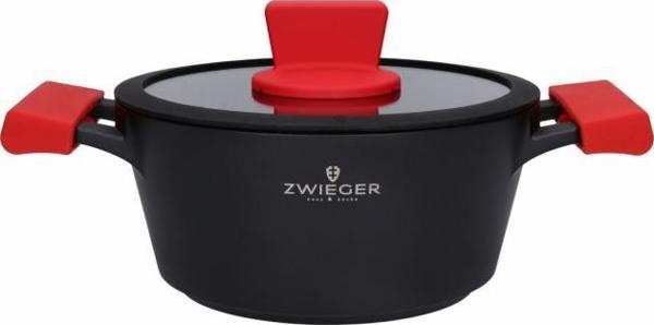Zwieger Obsidian Κατσαρόλα Μαγειρέματος από Χυτό Αλουμίνιο με Καπάκι, 20 cm, 2l