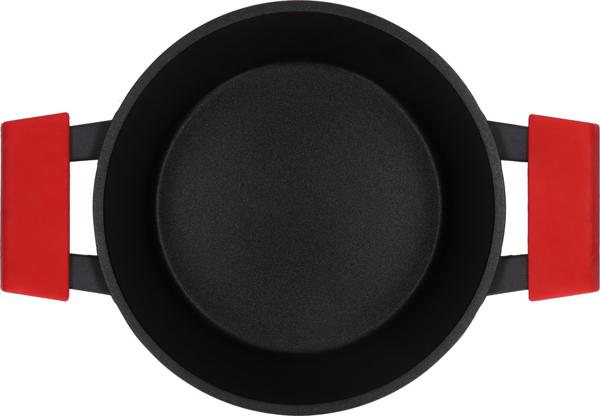 Zwieger Obsidian Κατσαρόλα Μαγειρέματος από Χυτό Αλουμίνιο με Καπάκι, 20 cm, 2l