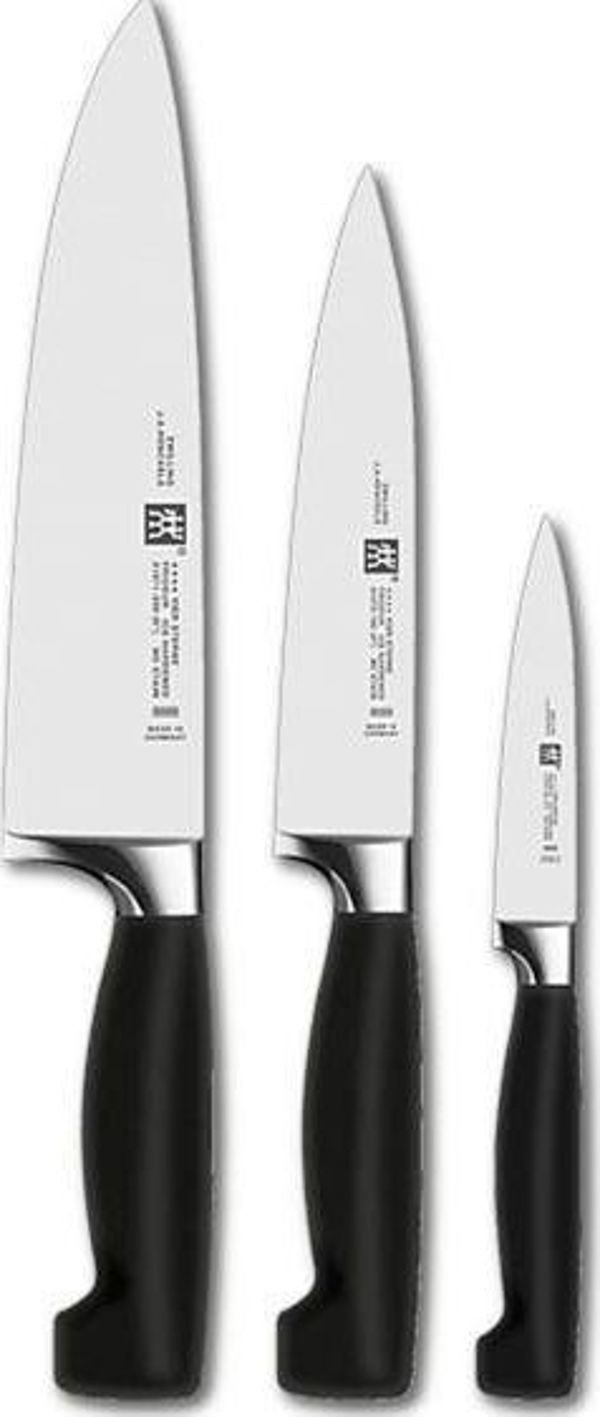 Zwilling Σετ Μαχαιριών Four Star 35048-000-0, 3 Τεμάχια - Επαγγελματικά Μαχαίρια Κουζίνας