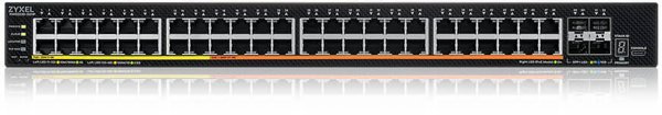 Zyxel XMG2230-52HP Διαχειριζόμενος L2/L3 2.5G Ethernet (100/1000/2500) με Υποστήριξη PoE 1U Μαύρος