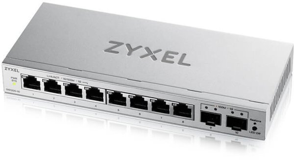 Zyxel GS1200-10v3 Διαχειριζόμενος L2 Gigabit Ethernet (10/100/1000) Desktop Γκρι