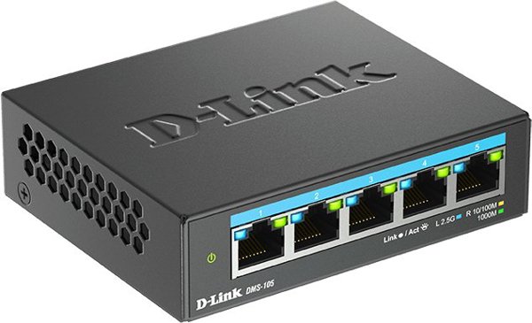 Διακόπτης D-Link DMS-105 5x2.5GE Πολυγκαμπίτ