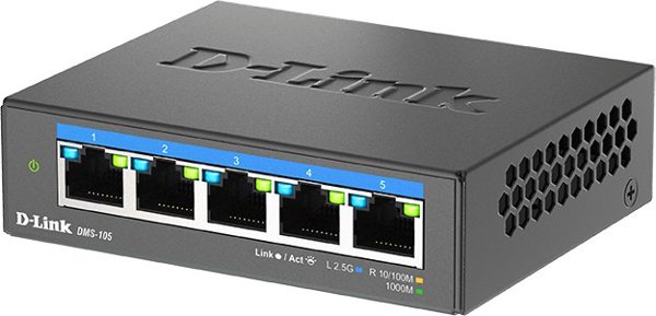 Διακόπτης D-Link DMS-105 5x2.5GE Πολυγκαμπίτ