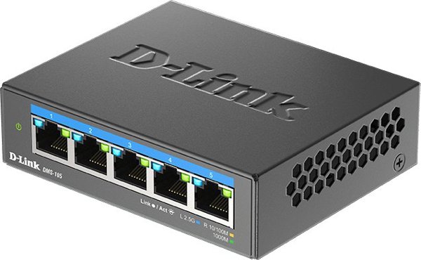 Διακόπτης D-Link DMS-105 5x2.5GE Πολυγκαμπίτ