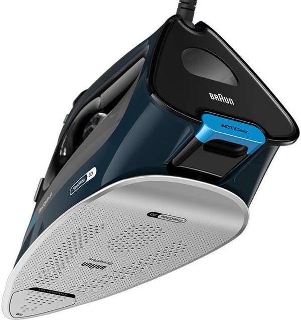 Ατμοσίδερο Braun TexStyle 9 SI9281BK, 3200W, με Πέλμα EloxalPlus, Σκούρο Μπλε
