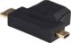 Προσαρμογέας AV Akyga HDMI Micro - HDMI Mini - HDMI μαύρο (AK-AD-23)