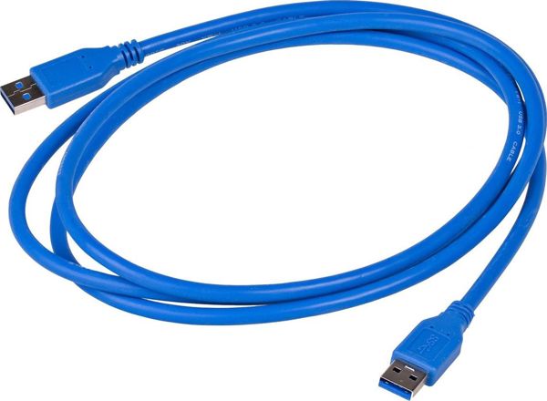 Καλώδιο USB Akyga USB-A - USB-A 1.8 m Μπλε (AK-USB-14)