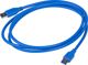 Καλώδιο USB Akyga USB-A - USB-A 1.8 m Μπλε (AK-USB-14)