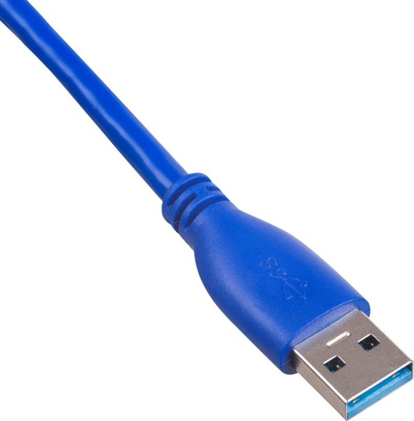Καλώδιο USB Akyga USB-A - USB-A 1 m Μπλε (AK-USB-28)