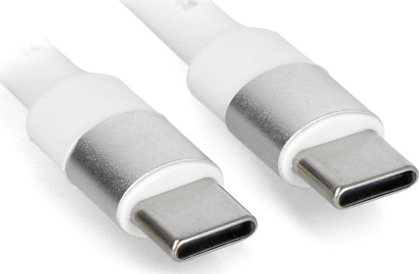 Καλώδιο USB Akyga USB-C - USB-C 1.8 m Λευκό (AK-USB-41)