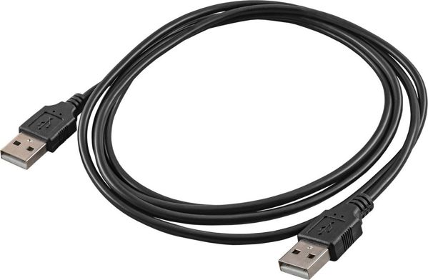Καλώδιο USB Akyga USB-A - USB-A 1.8 m Μαύρο (AK-USB-11)