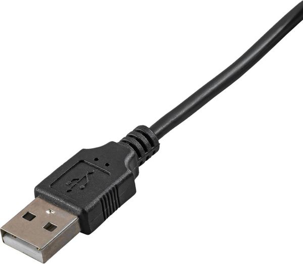 Καλώδιο USB Akyga USB-A - USB-A 1.8 m Μαύρο (AK-USB-11)