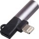 Καλώδιο USB Akyga Lightning - mini Jack 3.5 mm Μαύρο (AK-AD-63)