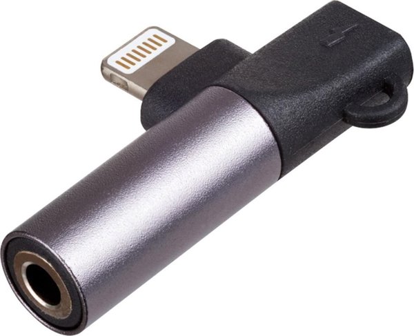 Καλώδιο USB Akyga Lightning - mini Jack 3.5 mm Μαύρο (AK-AD-63)