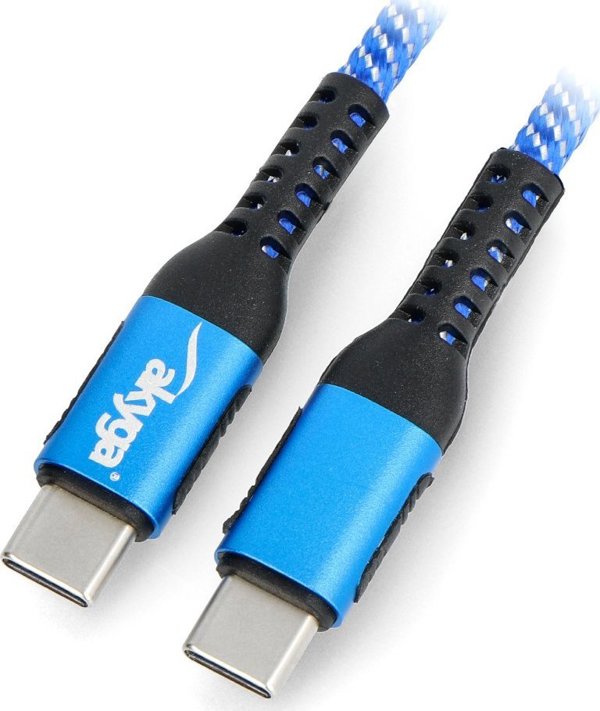 Akyga USB-C - Καλώδιο USB-C USB 1 m Μπλε (AK-USB-37) 11818416 5901720137517