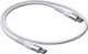 Καλώδιο USB Akyga USB-C - USB-C 0.5 m Λευκό (AK-USB-39)
