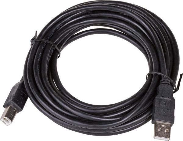 Καλώδιο USB Akyga USB-A - micro-B 5 m Μαύρο (AK-USB-18)