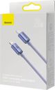 Καλώδιο USB Baseus USB-C - Lightning 1.2 m Μωβ (FD-2259-6932172602765)