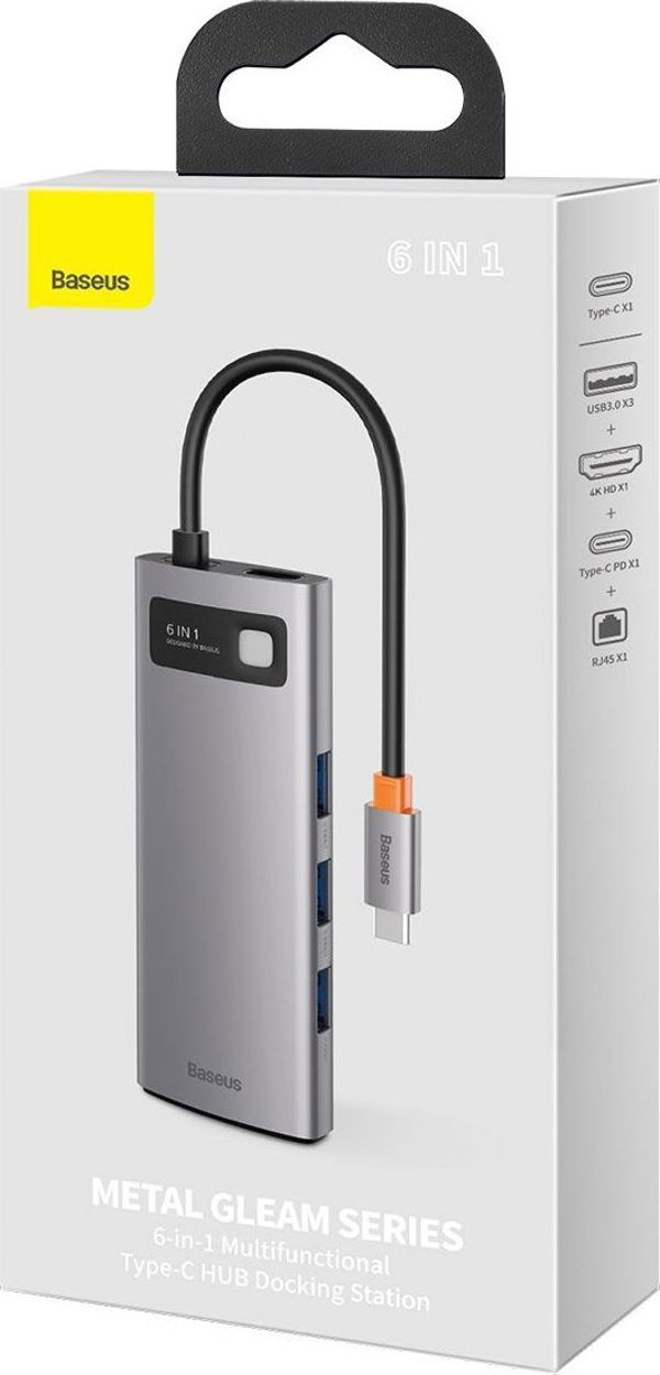 Σταθμός/αναπαραγωγέας Baseus USB-C (CAHUB-CW0G)