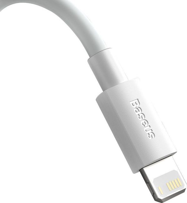 Baseus Wisdom Regular USB to Lightning Cable Λευκό 1.5m (TZCALZJ-02) (BASTZCALZJ02)