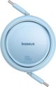 HUB USB Baseus Καλώδιο USB-C σε USB-C Baseus Free2Draw, PD, 100W, 1m (μπλε)