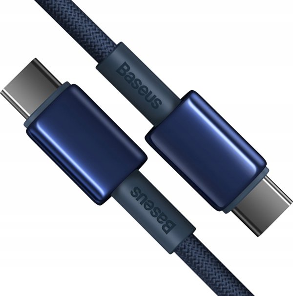 Cable 100W 5A 2m USB-C - USB-C Baseus Tungsten Glod blue