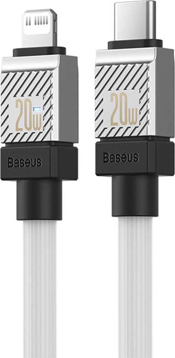 Καλώδιο USB Baseus USB-C - Lightning 2 m Λευκό (CAKW000102)