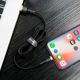 Καλώδιο USB Baseus USB-A - Lightning 2 m Μαύρο-Χρυσό (CALKLF-CV1)