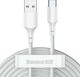 Καλώδιο USB Baseus USB-A - USB-C 1.5 m Λευκό (TZCATZJ-02)
