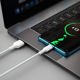 Καλώδιο USB Baseus USB-A - USB-C 1.5 m Λευκό (TZCATZJ-02)