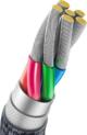 Baseus Type-C Crystal Shine series fast charging data cable 100W 1.2m Black (CAJY000401) (BASCAJY000401)