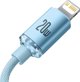 Καλώδιο USB Baseus USB-C - Lightning 1.2 m Ανοιχτό Μπλε (BSU3637)