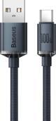 Baseus Crystal Shine Braided USB 2.0 Cable USB-C male - USB-A male Μαύρο 2m (CAJY000501) (BASCAJY000501)