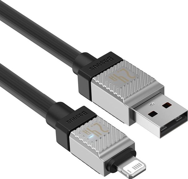 Καλώδιο USB Baseus USB-A - Lightning 2 m Μαύρο (CAKW000501)