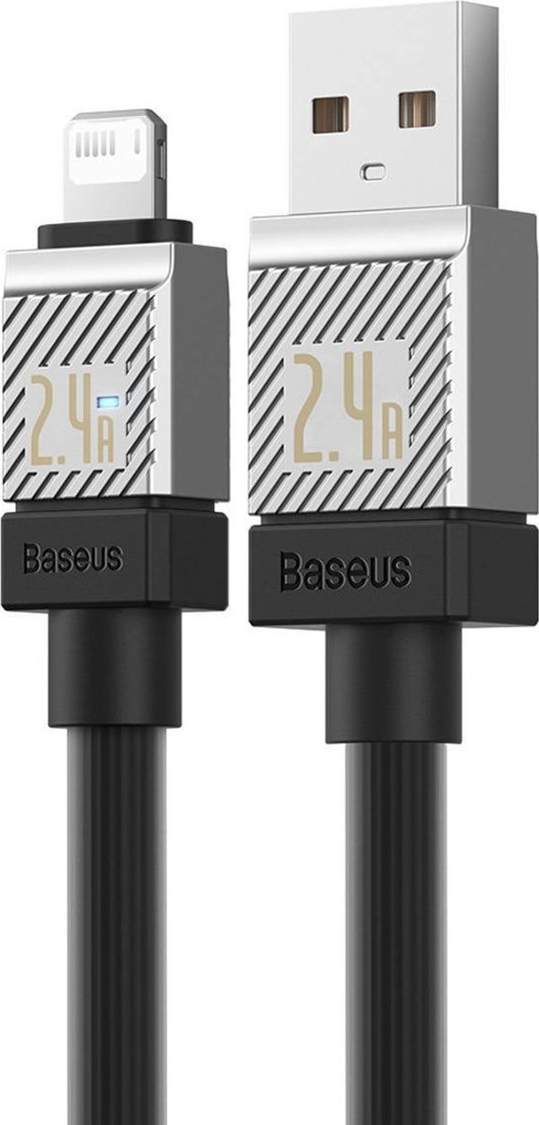 Καλώδιο USB Baseus USB-A - Lightning 2 m Μαύρο (CAKW000501)
